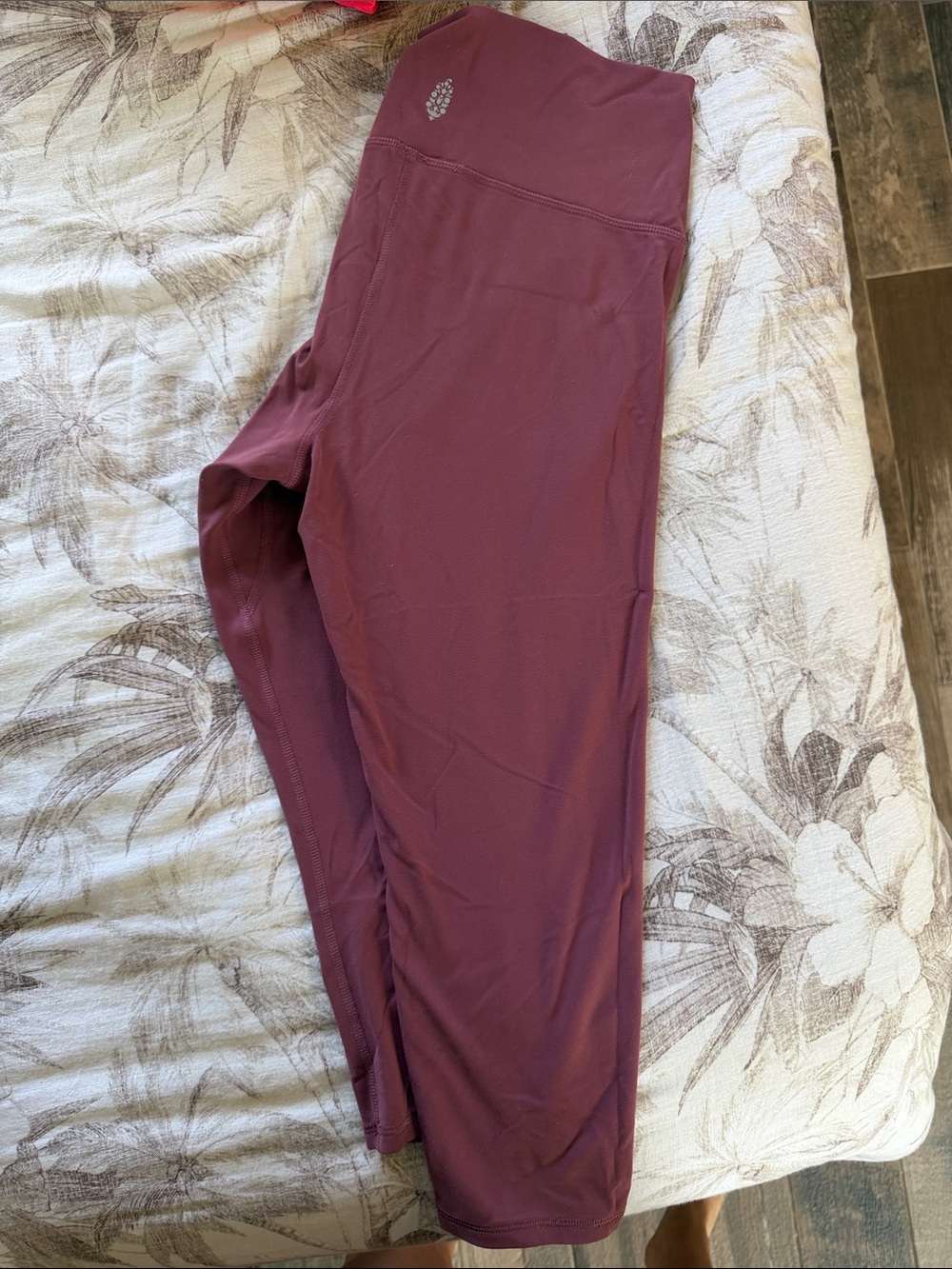 Free People High-Waist Leggings in Plum